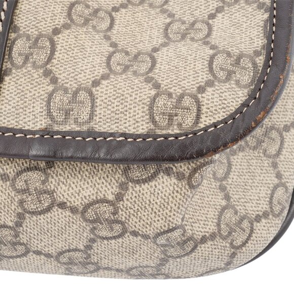 GUCCI Brown Leather Shoulder Bag - Picture 4 of 13